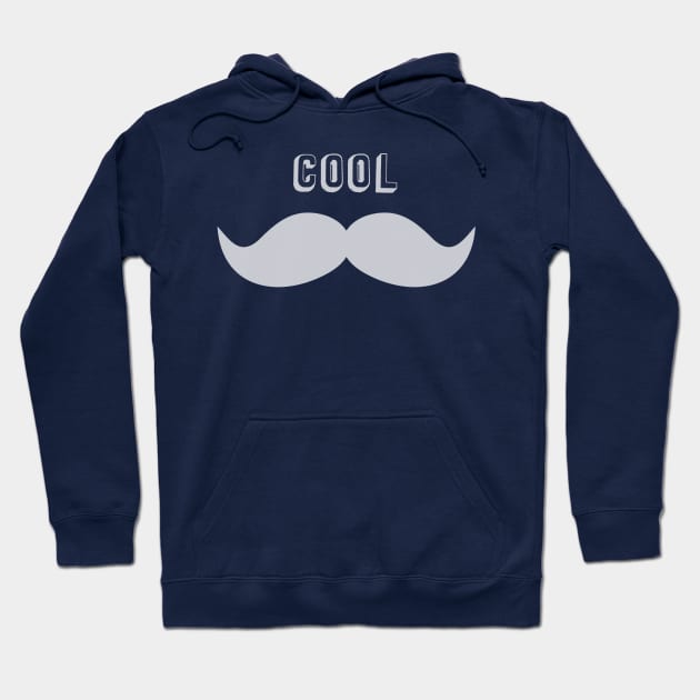 Cool Mustache Hoodie by JasonLloyd